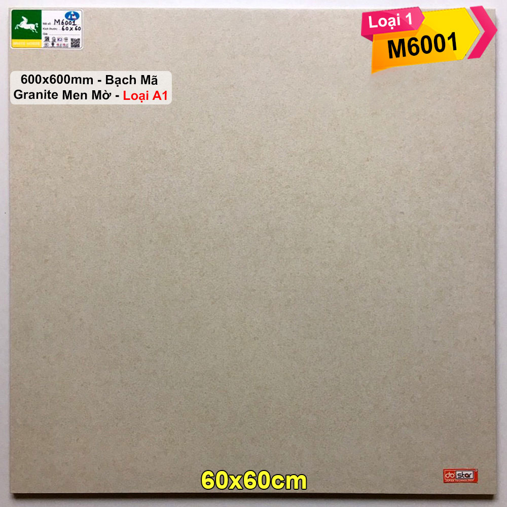 Gạch 60x60 Bạch Mã M6001