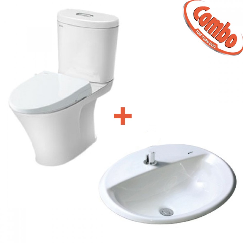 Combo INAX 100 Trọn Bộ AC-700A+CW-S15VN + L-2395V Combo INAX 100 Trọn Bộ AC-700A+CW-S15VN + L-2395V