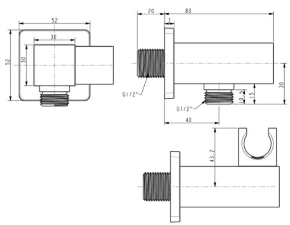 Bản vẽ gác sen FFAS9143 American