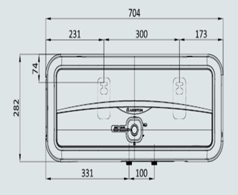 Bản vẽ kỹ thuật máy nước nóng Ariston gián tiếp SL2 20 R