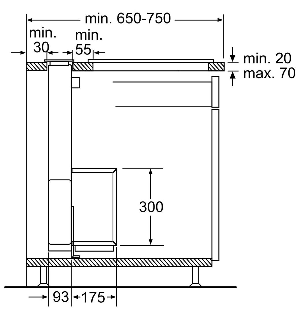 Bản vẽ kỹ thuật máy hút mùi Bosch HMH DDD97BM60B