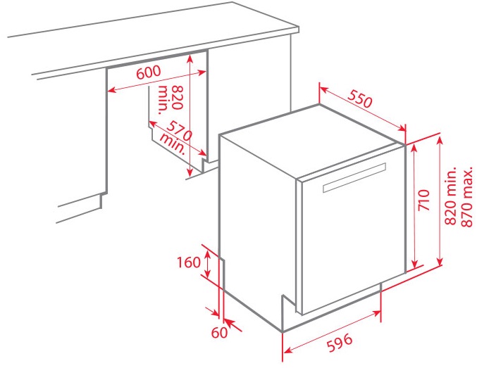 Bản vẽ máy rửa bát Teka 40716240