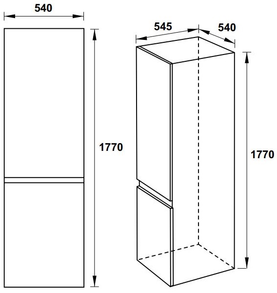 Tính năng tủ lạnh HF-BI60B Hafele 533.13.050 lắp âm