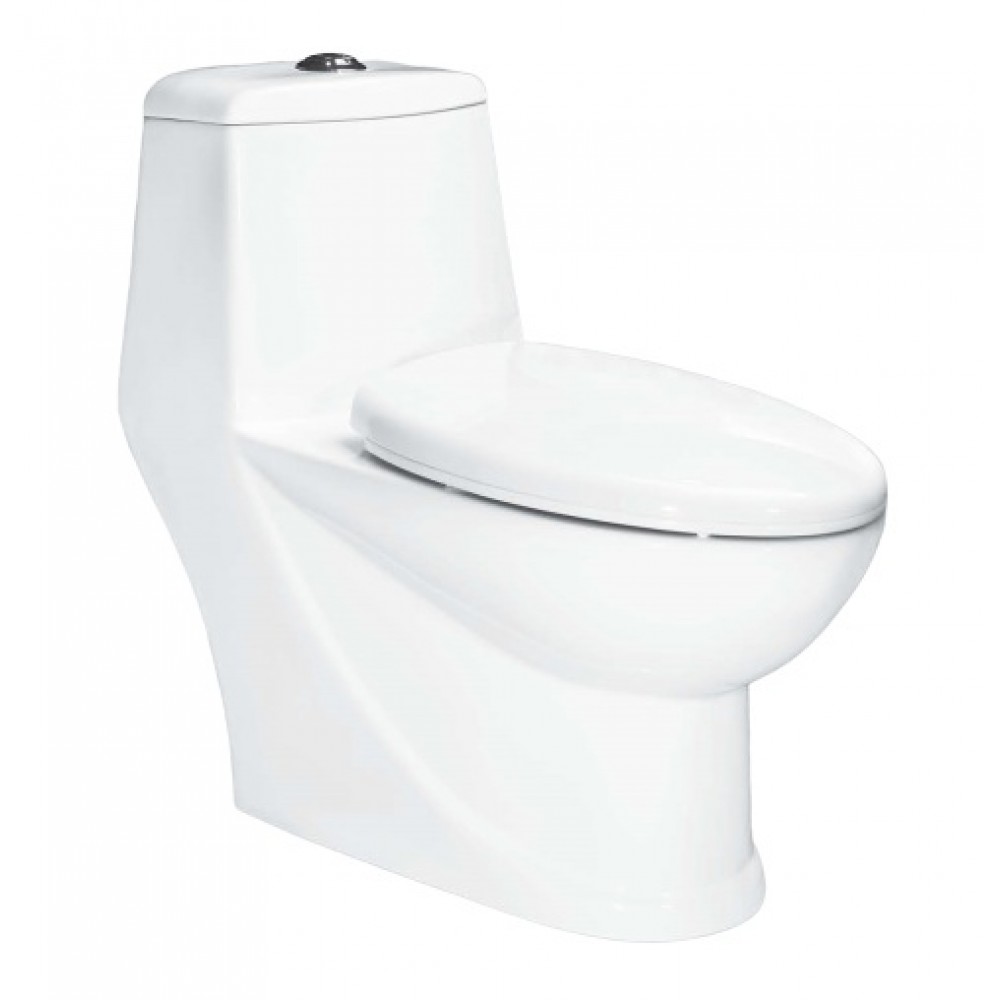 Bồn Cầu Hảo Cảnh Melora M03 (V1003) Một Khối 2 Chế Độ Xả Nhấn