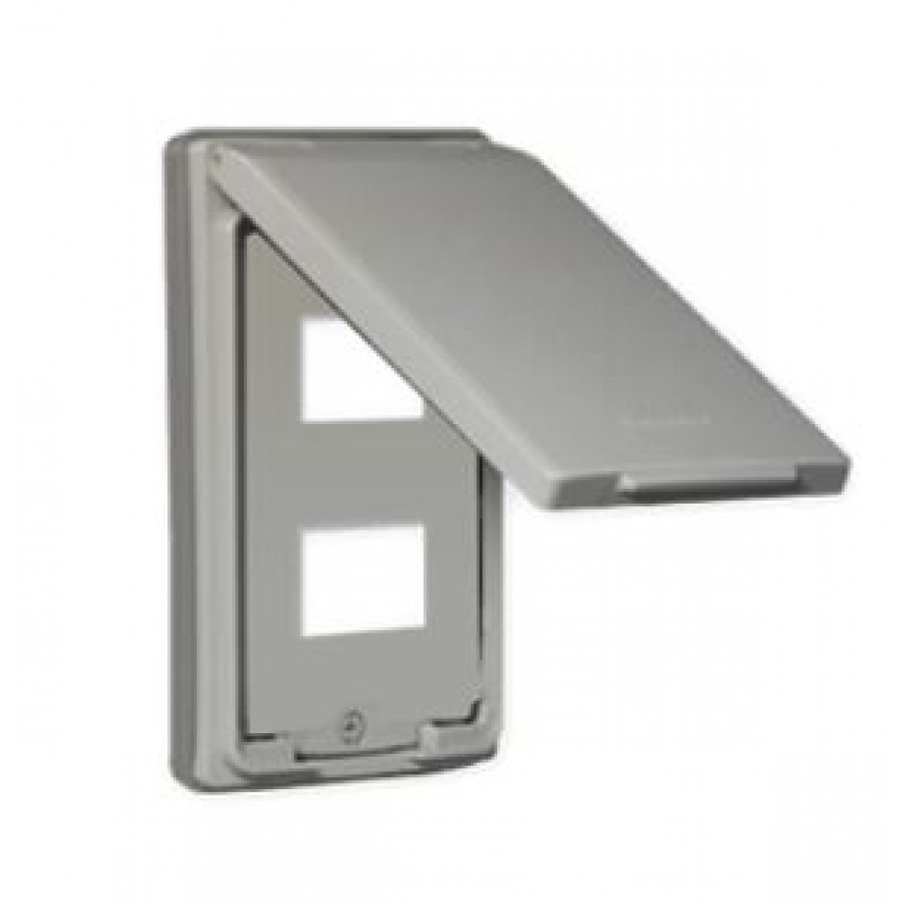 Mặt Công Tắc Panasonic WEG7902 Dòng Wide 2 Thiết Bị Có Nắp Che Mặt Công Tắc Panasonic WEG7902 Dòng Wide 2 Thiết Bị Có Nắp Che