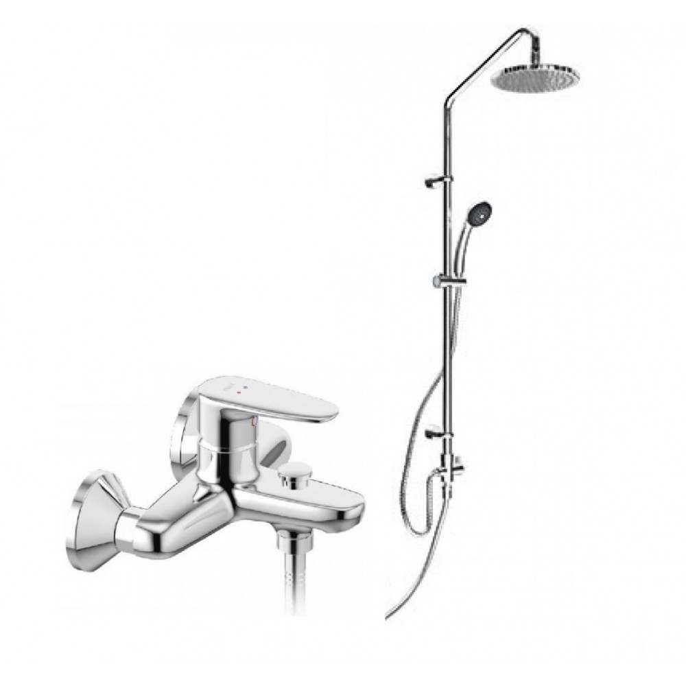 Vòi Sen Tắm Cây Inax BFV-1115S-4C Nóng Lạnh