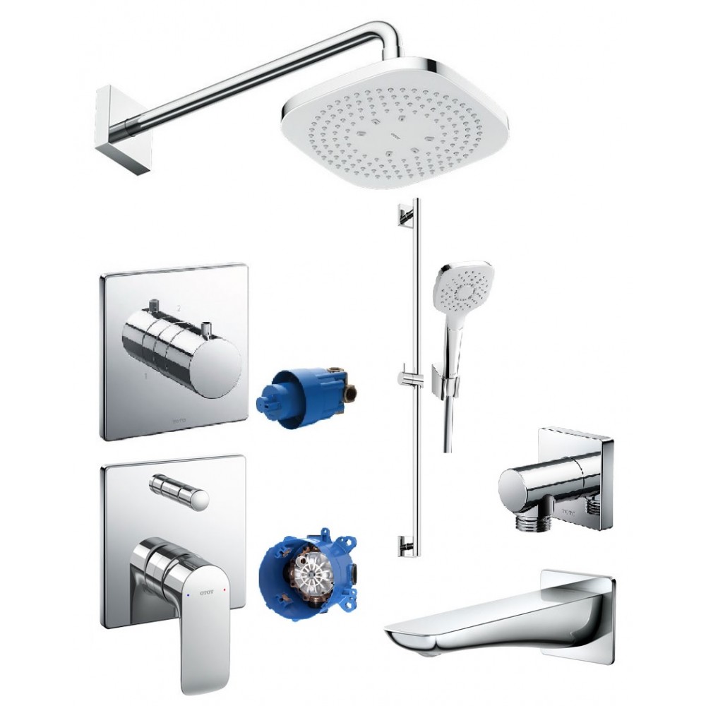 Sen Tắm TOTO Âm Tường 3 Đường Nước