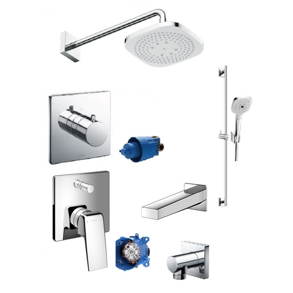 Sen Tắm TOTO Âm Tường 3 Đường Nước