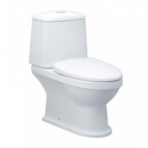 Bàn Cầu CAESAR CD1530 Thùng T1130 Nắp Êm