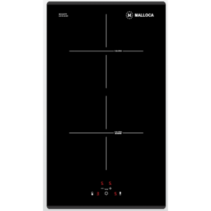 Bếp Điện Từ Malloca MDI 302 Mặt Kính 2 Bếp Domino