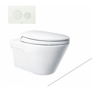 Bồn Cầu TOTO CW822NJWS/WH035D/MB005DG Treo Tường
