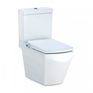 Bàn Cầu 2 khối COTTO C17087(CN) Tetragon Nắp Êm