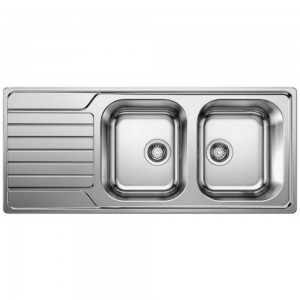 Chậu Bếp Hafele Blanco - DINAS 8S 570.27.209 Hai Hộc Inox 304