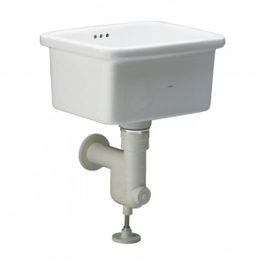 Chậu Giặt Xả Vào Tường CAESAR SS558AP (Bộ xả BF558P)