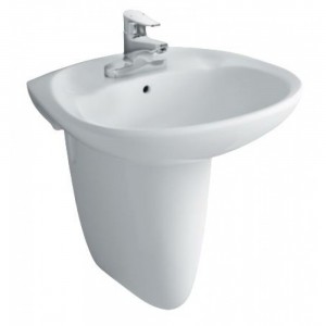 Lavabo Treo Tường Inax L-284V/L-284VC Kèm Chân Ngắn