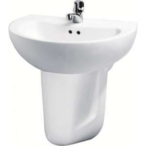 Chậu Lavabo Caesar Chân Ngắn L2150/P2441