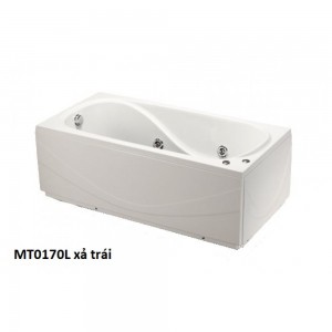 Bồn Tắm Massage 1.7M Chân Yếm CAESAR MT0170L/R 