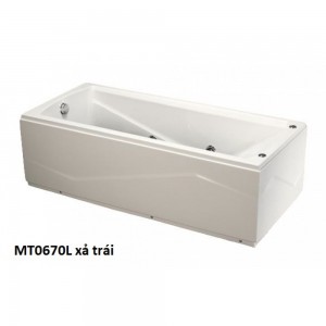 Bồn Tắm Massage 1.7M Chân Yếm CAESAR MT0670L/R