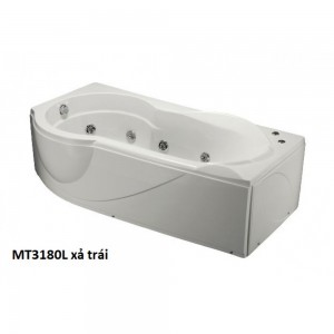 Bồn Tắm Massage Caesar MT3180L/R Chân Yếm Dài 1.8M