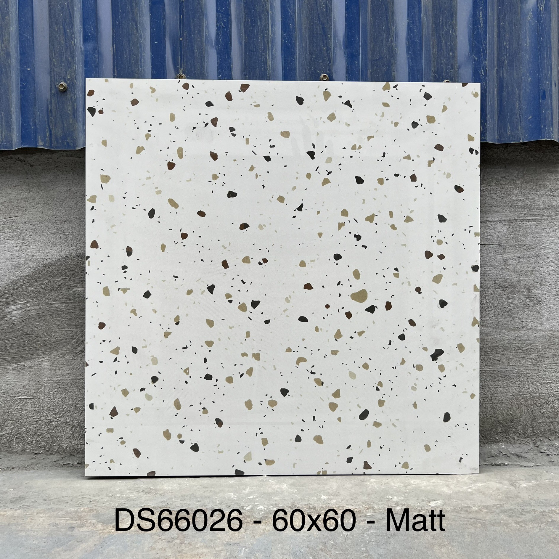 Gạch ốp lát terrazzo 60x60cm DS66026 | Bề mặt matt
