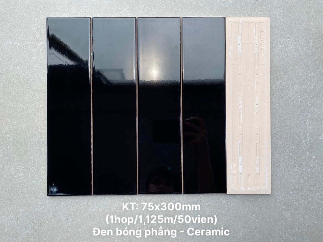 Gạch thẻ ốp tường trang trí 75x300mm 75307