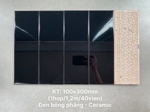 Gạch thẻ ốp tường trang trí 10x30cm 1307
