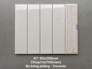 Gạch thẻ ốp tường trang trí 5x20cm 50201