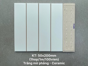 Gạch thẻ ốp tường trang trí 5x20cm 50206