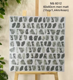 Gạch ốp lát terrazzo 60x60cm 6012 | Bề mặt matt