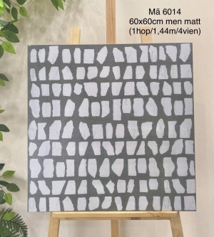 Gạch ốp lát terrazzo 60x60cm 6014 | Bề mặt matt