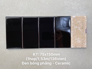 Gạch thẻ ốp tường trang trí 75x150mm 751507