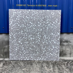 Gạch ốp lát terrazzo 80x80cm 8102 | Bề mặt matt