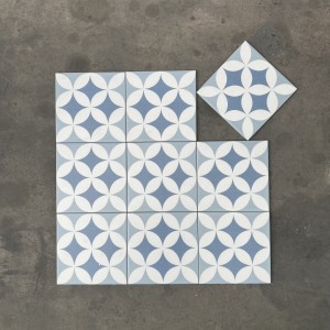 Gạch bông men 20x20cm DC209 | Dày 8.5mm