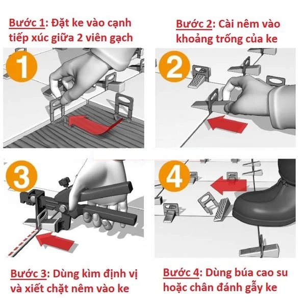 Hướng dẫn sử dụng ke cân bằng