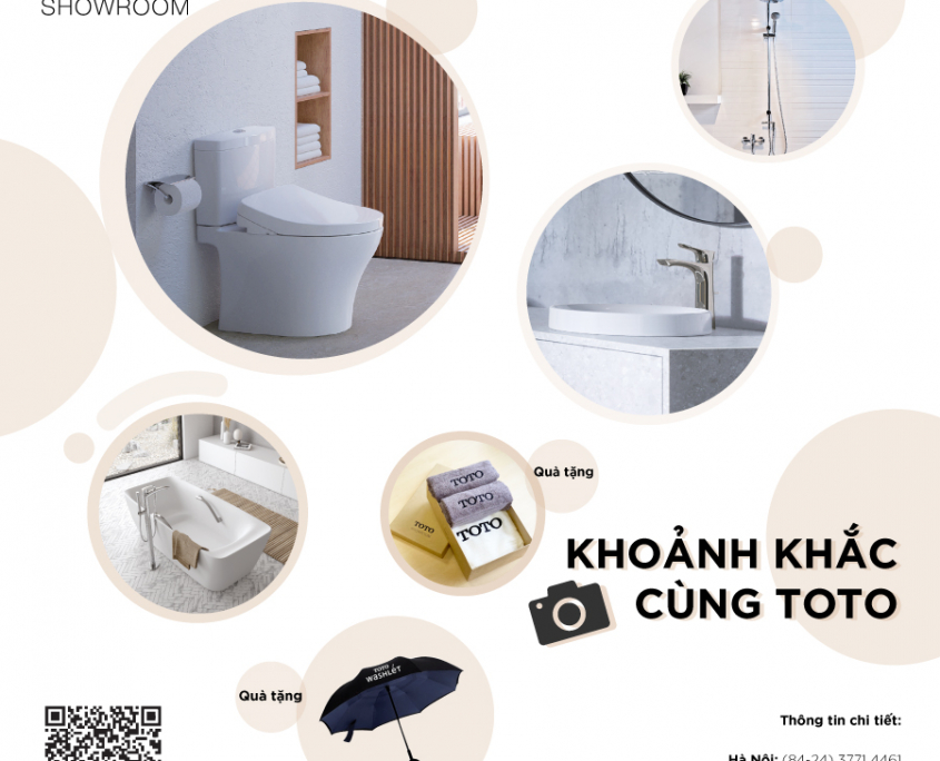 TOTO SHOWROOM | CHƯƠNG TRÌNH “KHOẢNH KHẮC CÙNG TOTO” NHẬN QUÀ TẶNG HẤP DẪN