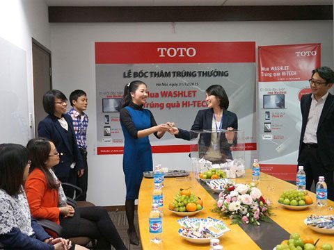 	KẾT QUẢ BỐC THĂM TRÚNG THƯỞNG CHƯƠNG TRÌNH “MUA WASHLET – TRÚNG QUÀ HI-TECH” 2015	