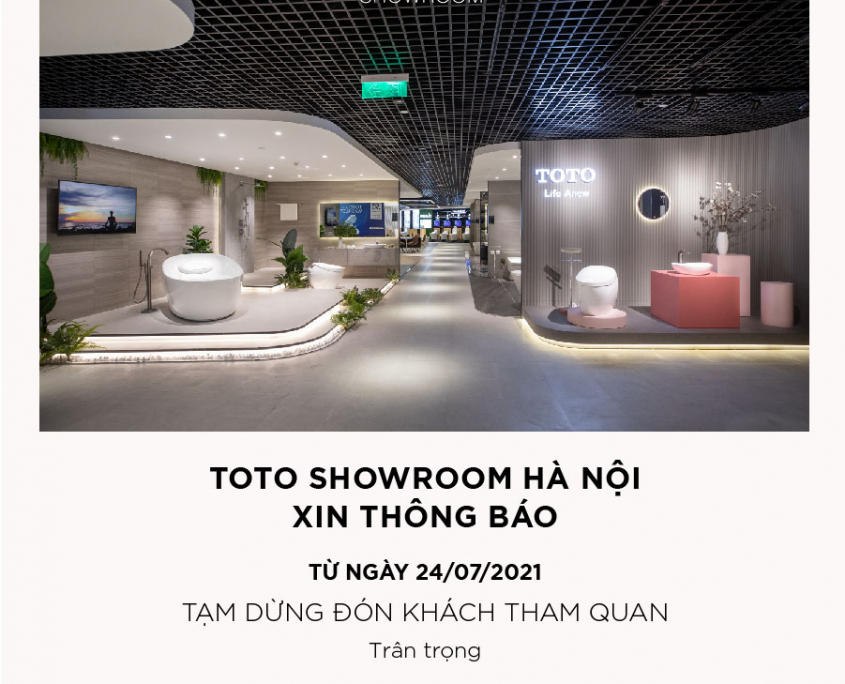 TOTO SHOWROOM HÀ NỘI CHUNG TAY ĐẨY LÙI DỊCH BỆNH