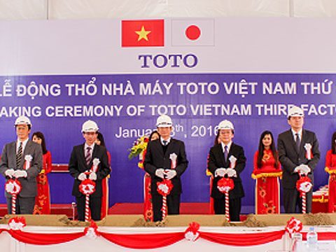 	Lễ động thổ nhà máy thứ ba của Công ty TOTO Việt Nam tại Hưng Yên	
