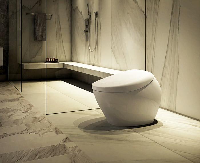 Đảm bảo vệ sinh bàn cầu cùng nắp rửa điện tử Washlet	
