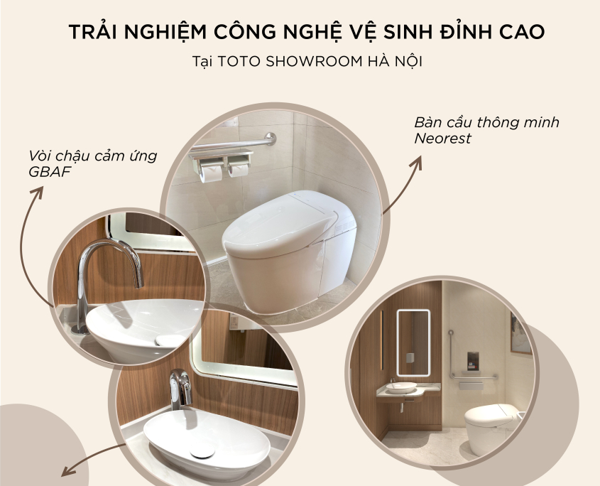 RA MẮT PHÒNG TRẢI NGHIỆM VỆ SINH THÔNG MINH TẠI TOTO SHOWROOM HÀ NỘI