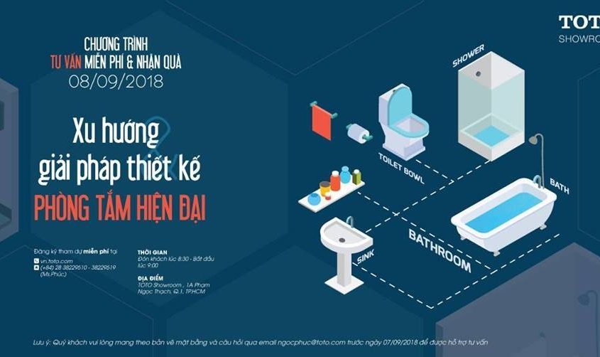 	Sự kiện: Xu hướng và giải pháp thiết kế phòng tắm hiện đại	
