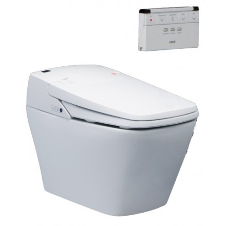 bản vẽ kỹ thuật Bồn Cầu Thông Minh CAESAR CA1380H Điện Tử