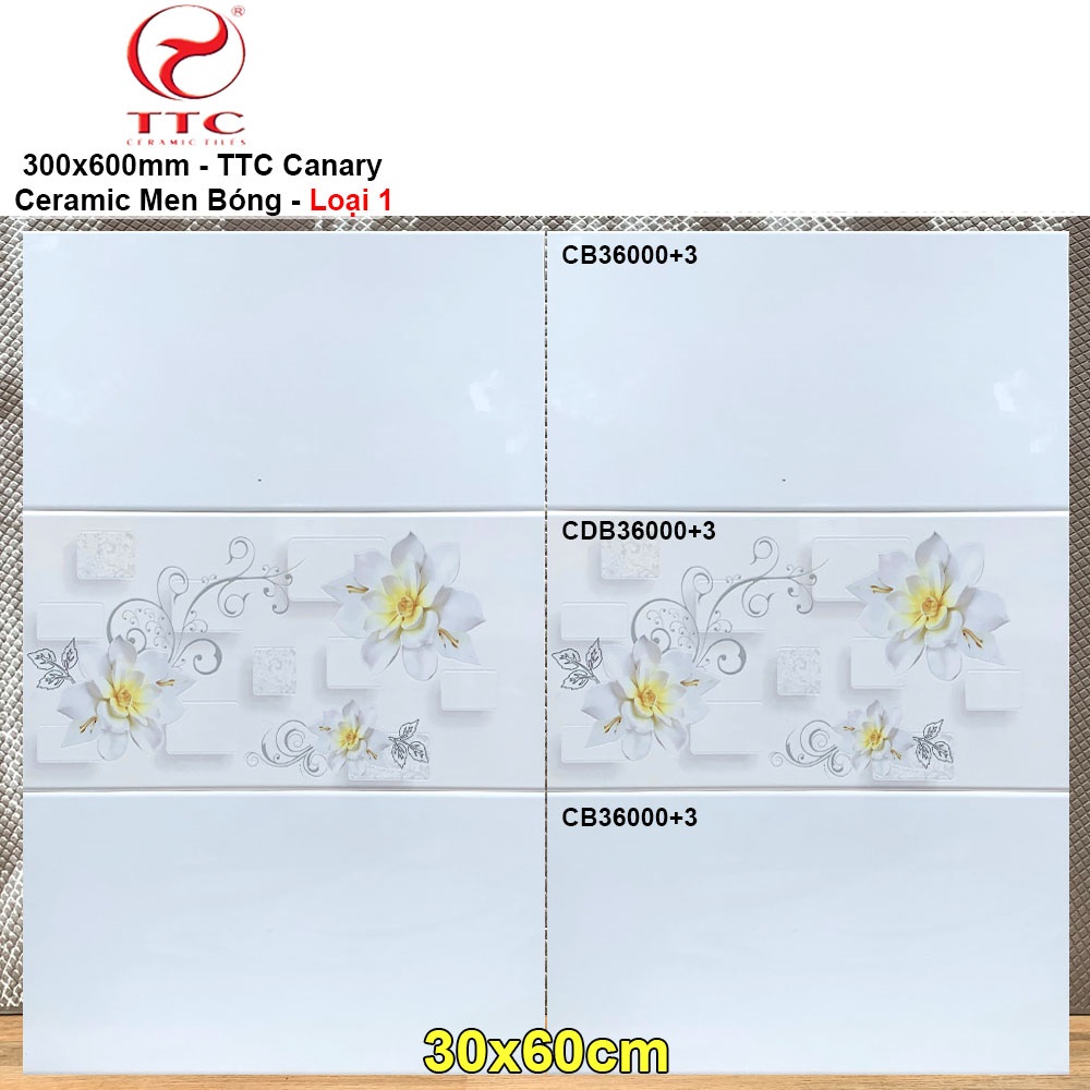 Gạch Ốp 30x60 TTC Canary CB36000+3