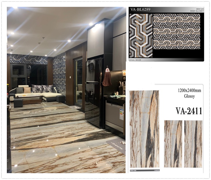 Gạch lát nền Việt - Ấn VA-2411 600x1200mm