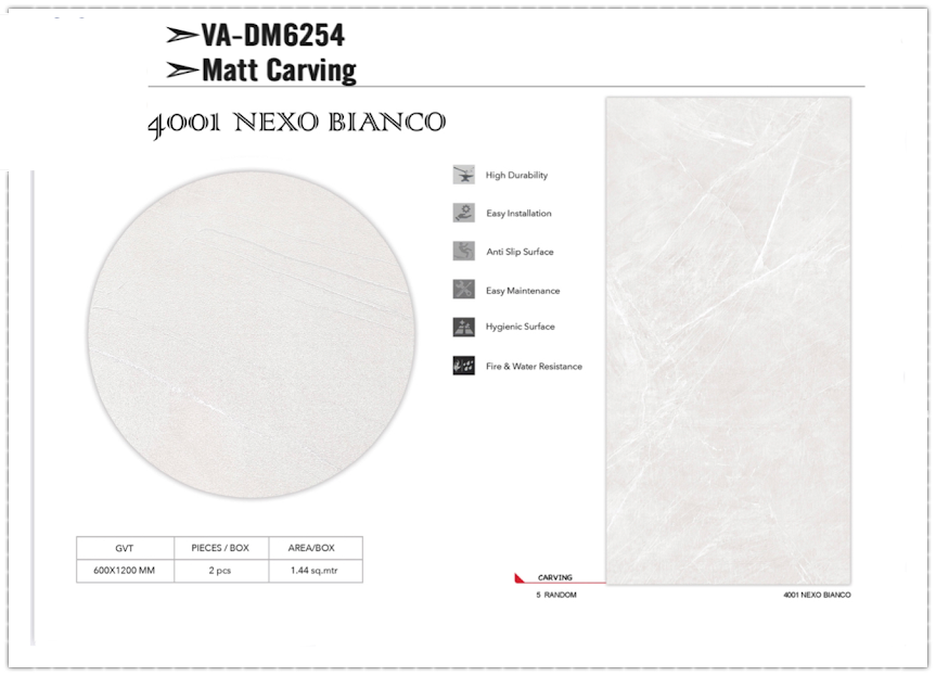 Gạch Ốp Tường Việt Ấn VA-DM6254 600x1200mm Gạch Ốp Tường Việt Ấn VA-DM6254 600x1200mm