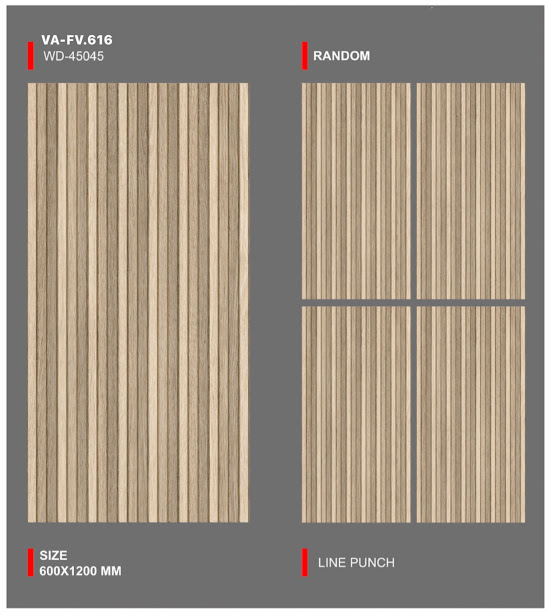 Gạch ốp tường Việt - Ấn VA-FV.616 600x1200mm