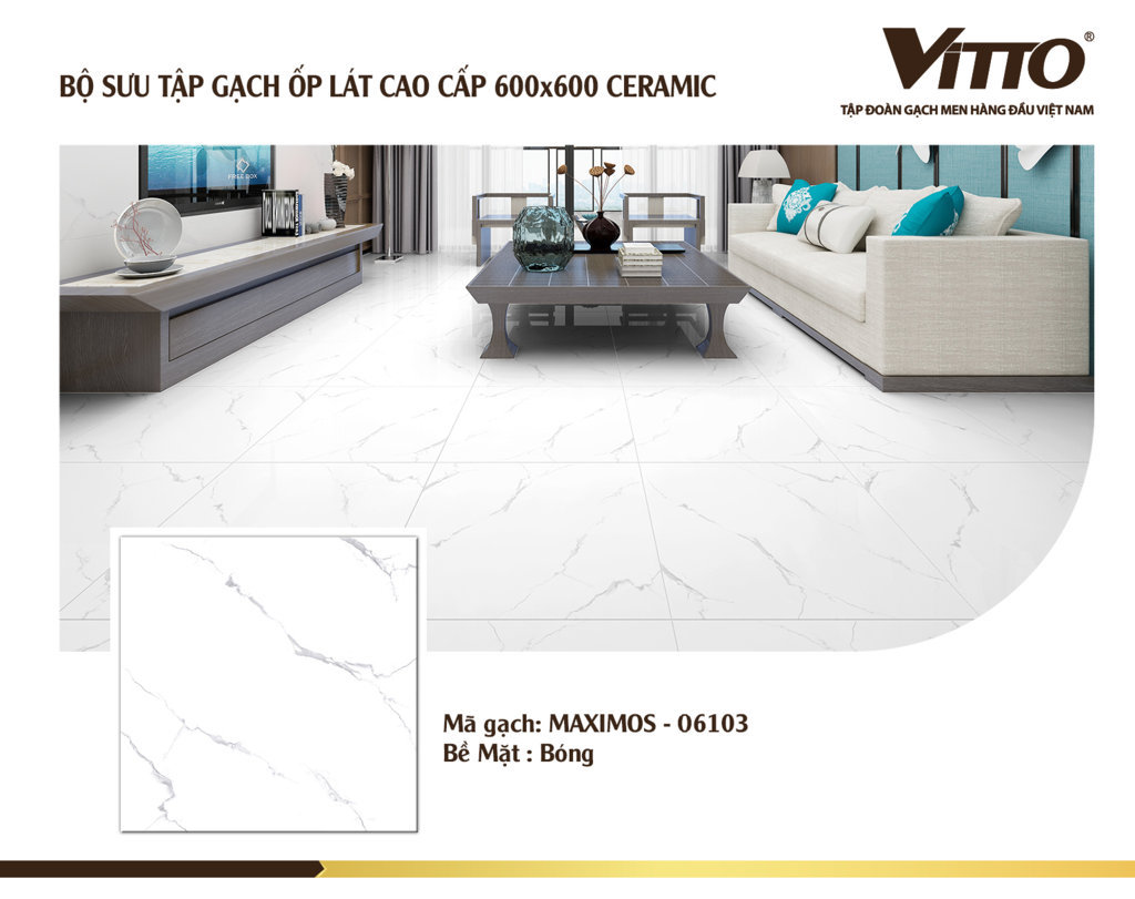 Gạch ốp lát 60x60 Vitto 06103